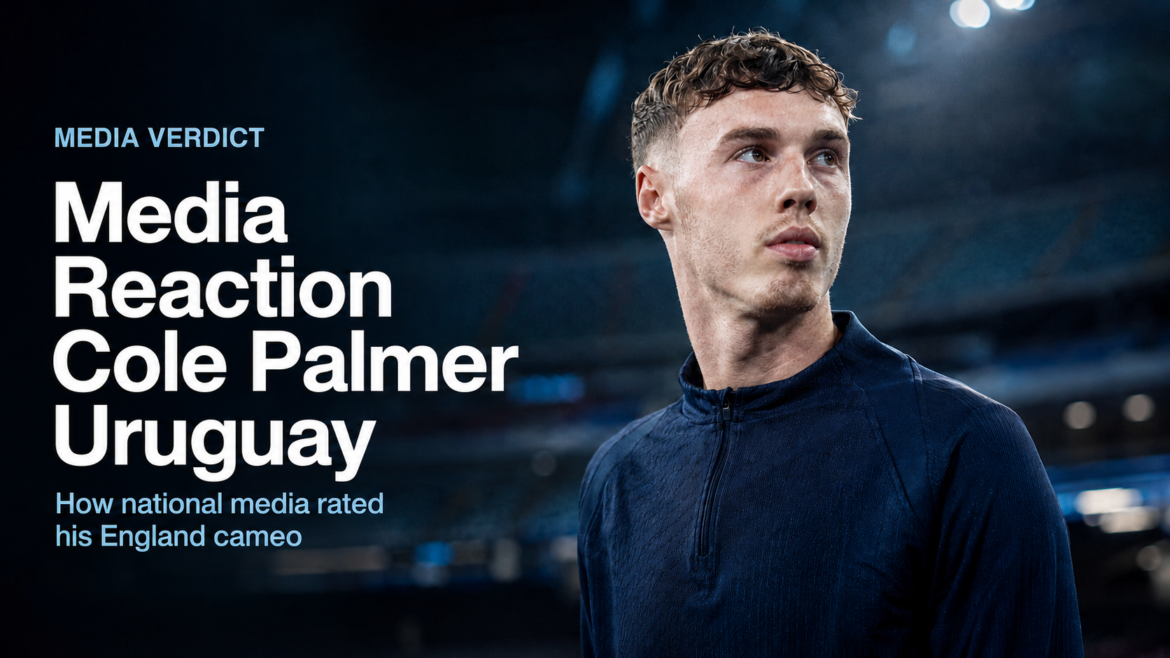 AI-created editorial image of Cole Palmer for the Media Reaction Cole Palmer Uruguay article.