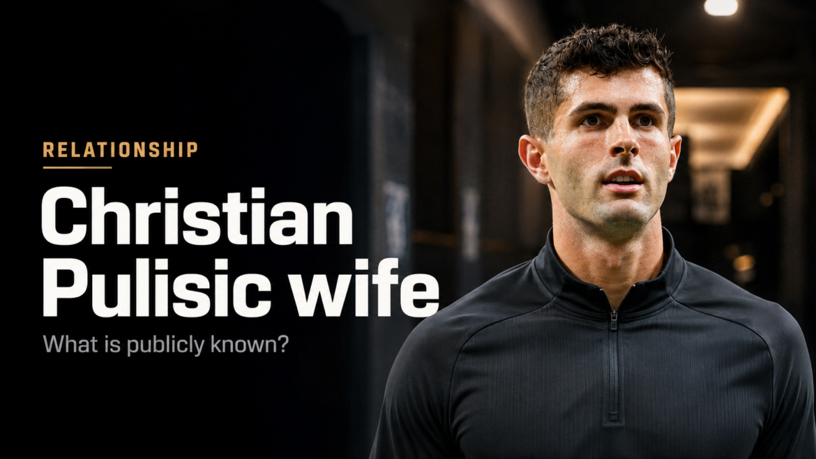 Christian Pulisic wife featured image showing Pulisic alone in a premium football tunnel setting.