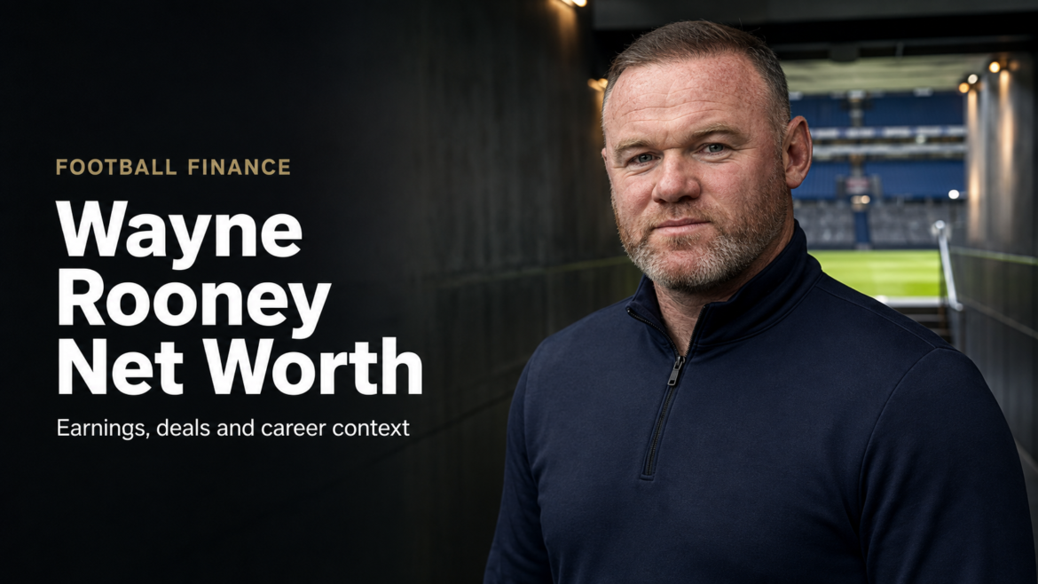 Wayne Rooney in a stadium tunnel for a Wayne Rooney net worth and career earnings article