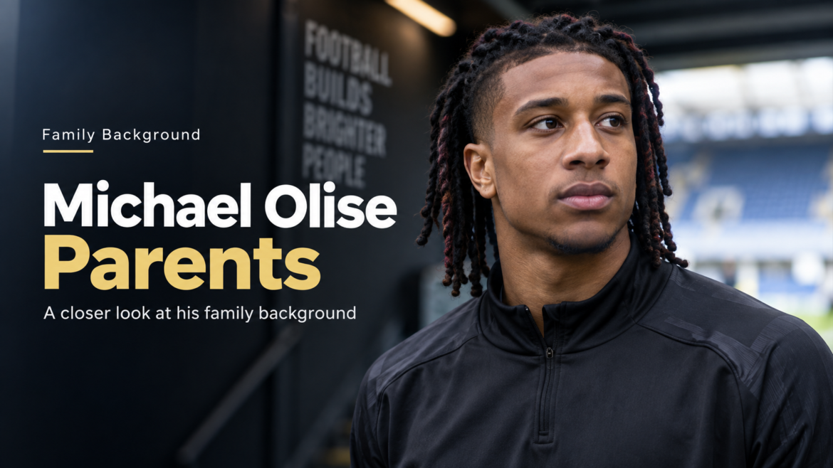 Michael Olise portrait for an article about his parents and family background