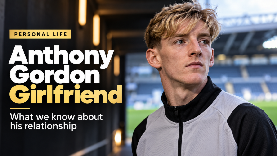 AI-generated featured image of Anthony Gordon for an article about Anthony Gordon girlfriend and his relationship status.